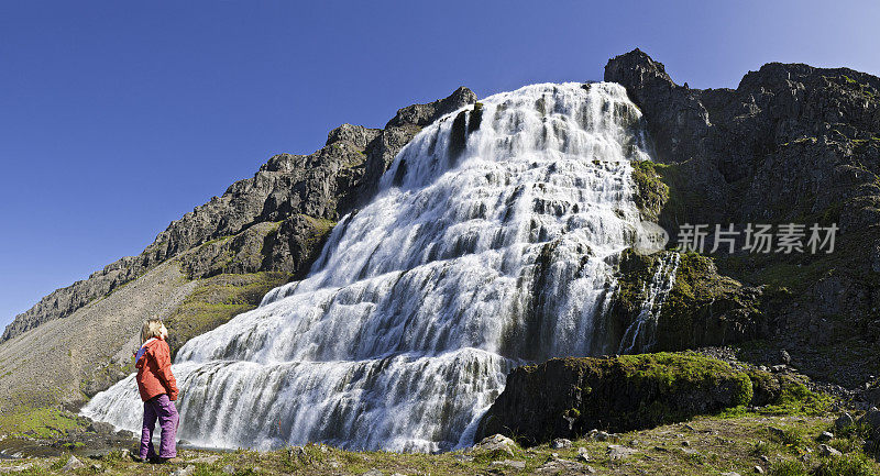 冰岛 Dynjandi 瀑布 Westfjords 保存